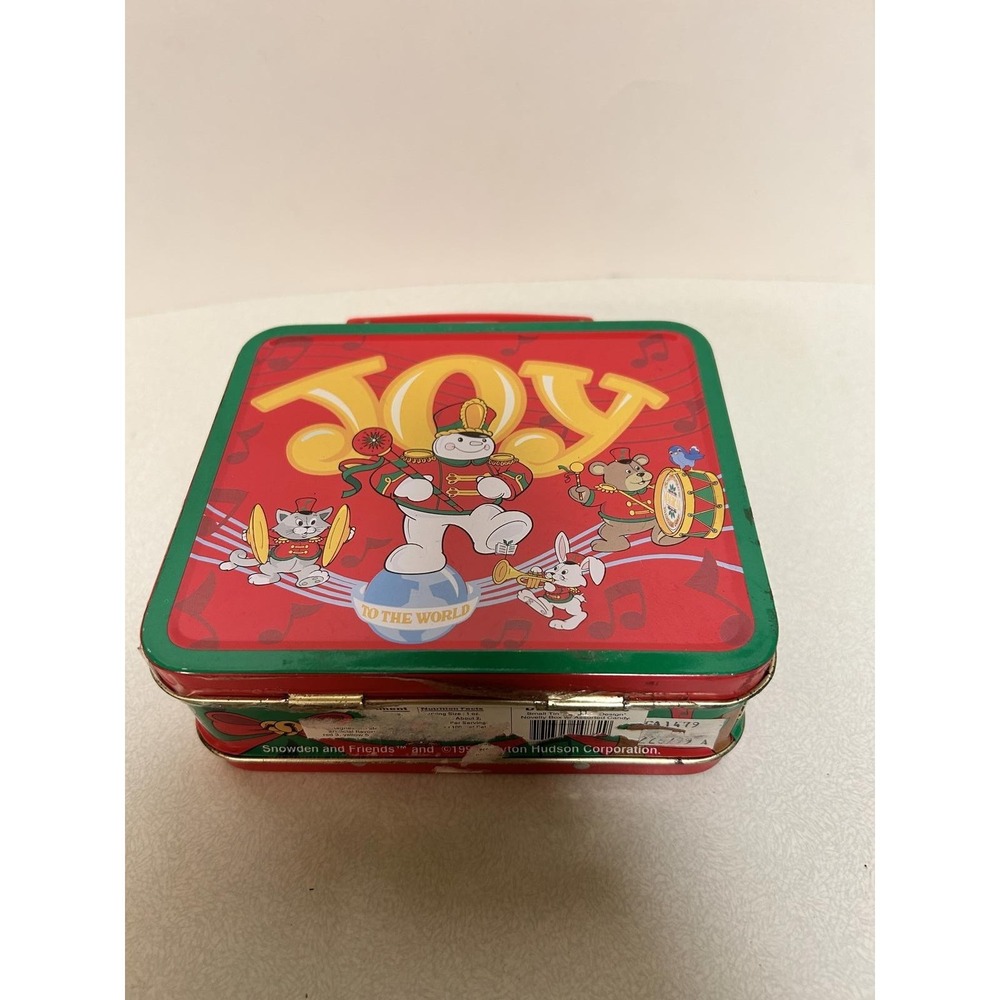 Dayton Hudson Snowden and Friends‎ Joy 1999 Vintage Holiday Tin Small